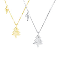 Fashion Christmas Tree 925 Sterling Silver Necklace - KIAHMILLA