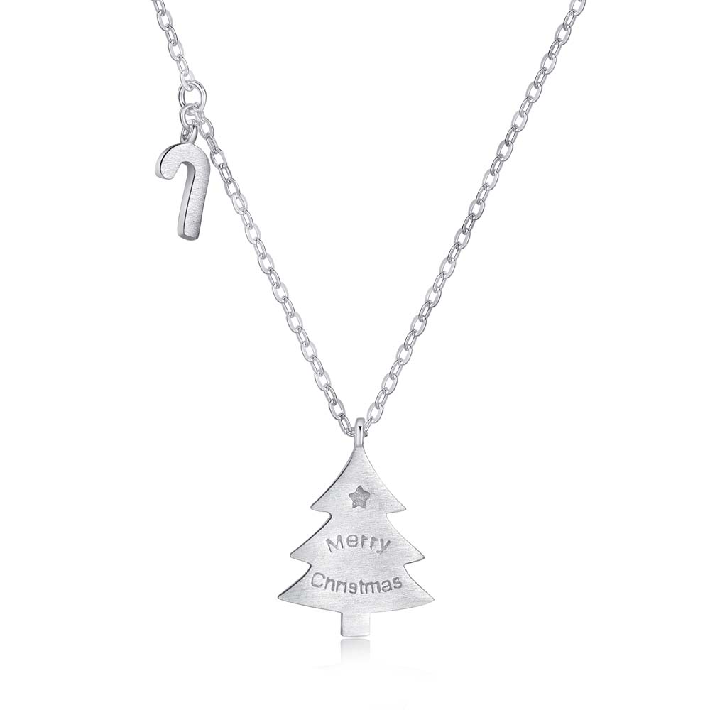 Fashion Christmas Tree 925 Sterling Silver Necklace - KIAHMILLA