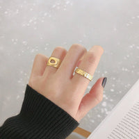 Fashion EWide Open Mouth 925 Sterling Silver Adjustable Ring - KIAHMILLA