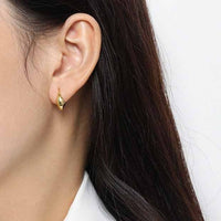 Fashion Geometry Agravity Circles 925 Sterling Silver Hoop Earrings - KIAHMILLA