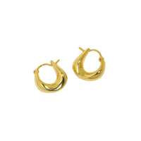 Fashion Geometry Agravity Circles 925 Sterling Silver Hoop Earrings - KIAHMILLA