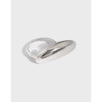 Fashion Geometry Irregular 925 Sterling Silver Adjustable Ring - KIAHMILLA