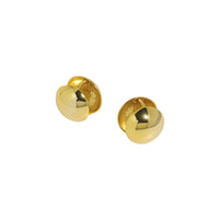 Fashion Geometry Round Ball 925 Sterling Silver Hoop Earrings - KIAHMILLA