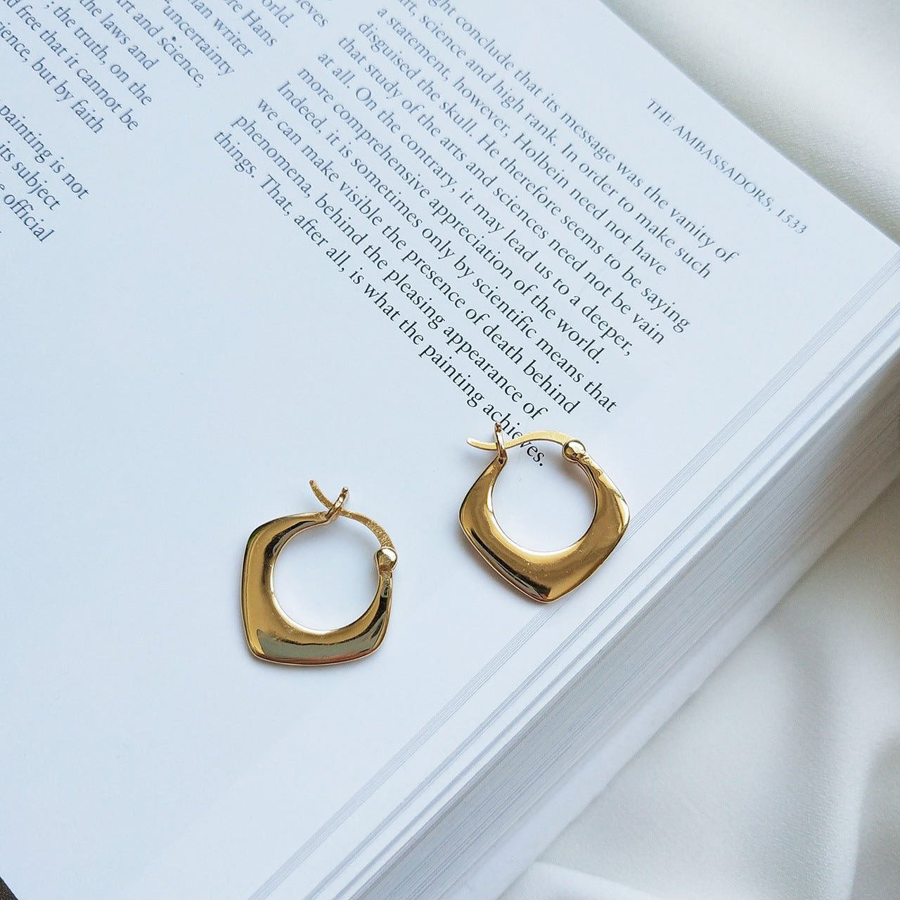 Fashion Geometry Square 925 Sterling Silver Earrings - KIAHMILLA