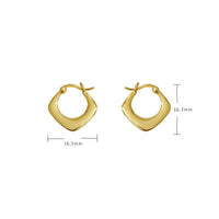 Fashion Geometry Square 925 Sterling Silver Earrings - KIAHMILLA