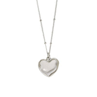 Fashion Irregular Heart Love 925 Sterling Silver Necklace - KIAHMILLA
