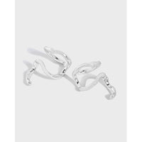 Fashion Irregular Snake Shape 925 Sterling Silver Non-Pierced Earrings - KIAHMILLA