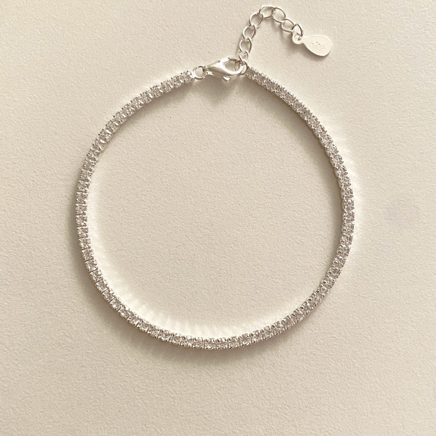 Fashion Micro Setting CZ 925 Sterling Silver Bracelet - KIAHMILLA