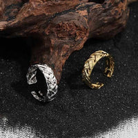 Fashion Twist Knitting 925 Sterling Silver Adjustable Ring - KIAHMILLA