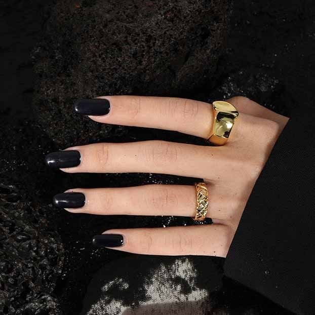 Fashion Twist Knitting 925 Sterling Silver Adjustable Ring - KIAHMILLA