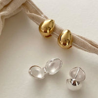 Fashion Waterdrop 925 Sterling Silver Hoop Earrings - KIAHMILLA
