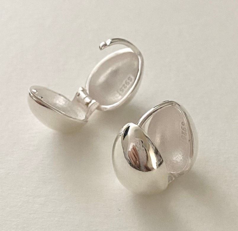 Fashion Waterdrop 925 Sterling Silver Hoop Earrings - KIAHMILLA