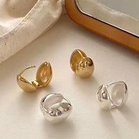 Fashion Waterdrop 925 Sterling Silver Hoop Earrings - KIAHMILLA