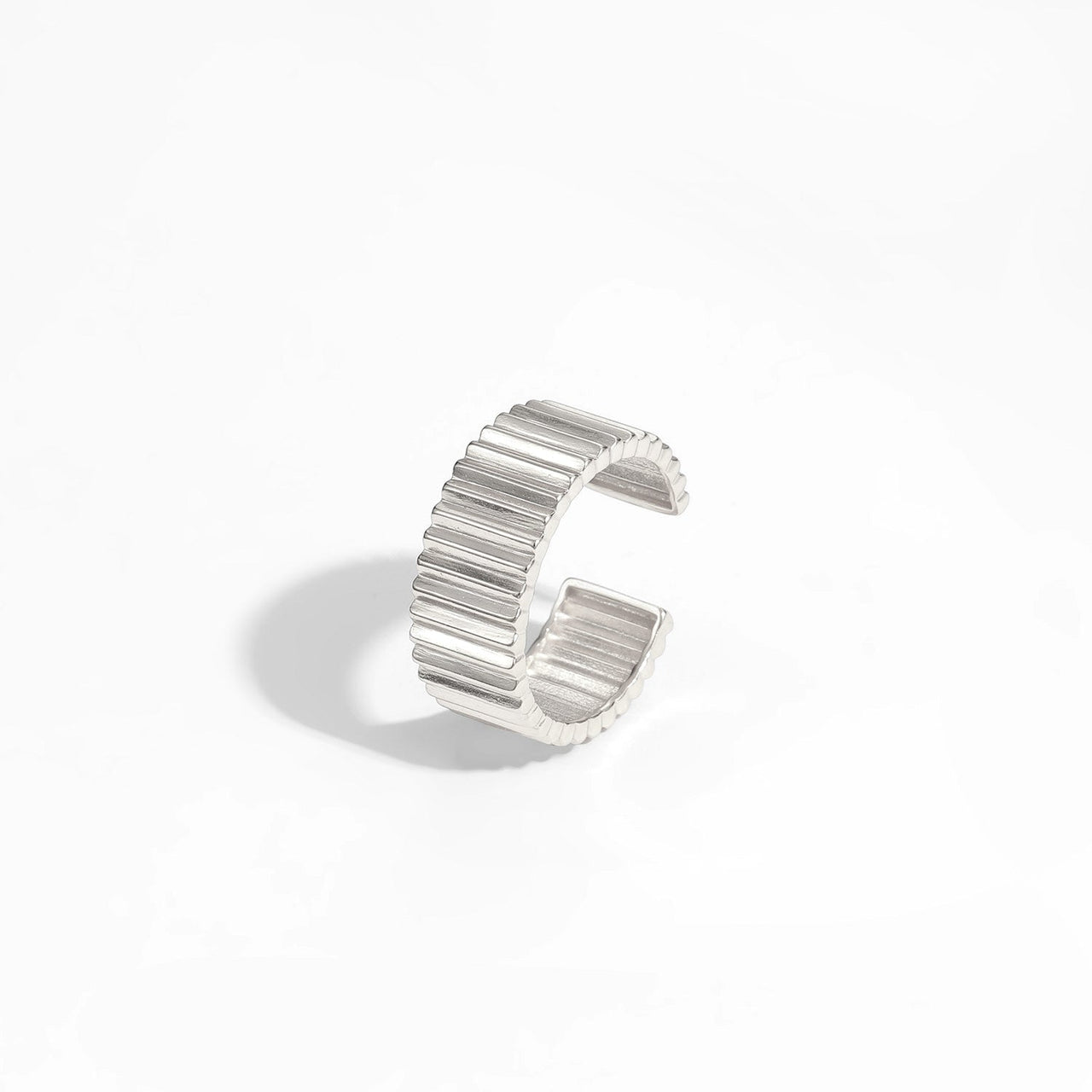 Fashion Wheel Gear 925 Sterling Silver Adjustable Ring - KIAHMILLA