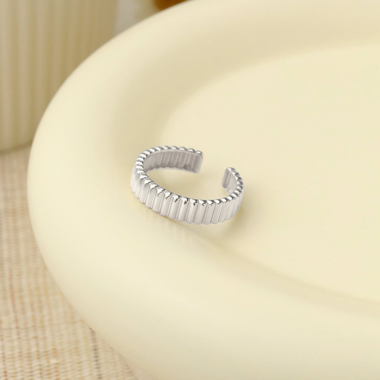 Fashion Wheel Gear 925 Sterling Silver Adjustable Ring - KIAHMILLA