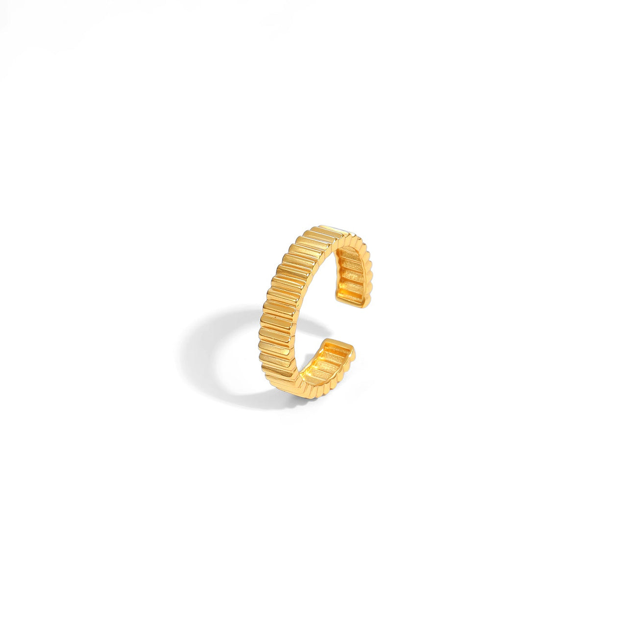 Fashion Wheel Gear 925 Sterling Silver Adjustable Ring - KIAHMILLA