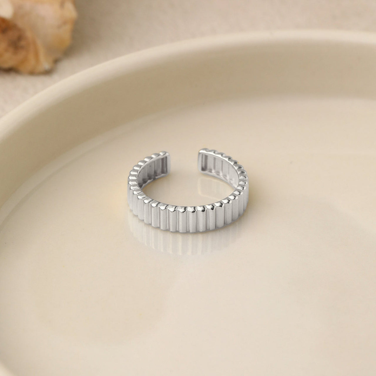Fashion Wheel Gear 925 Sterling Silver Adjustable Ring - KIAHMILLA