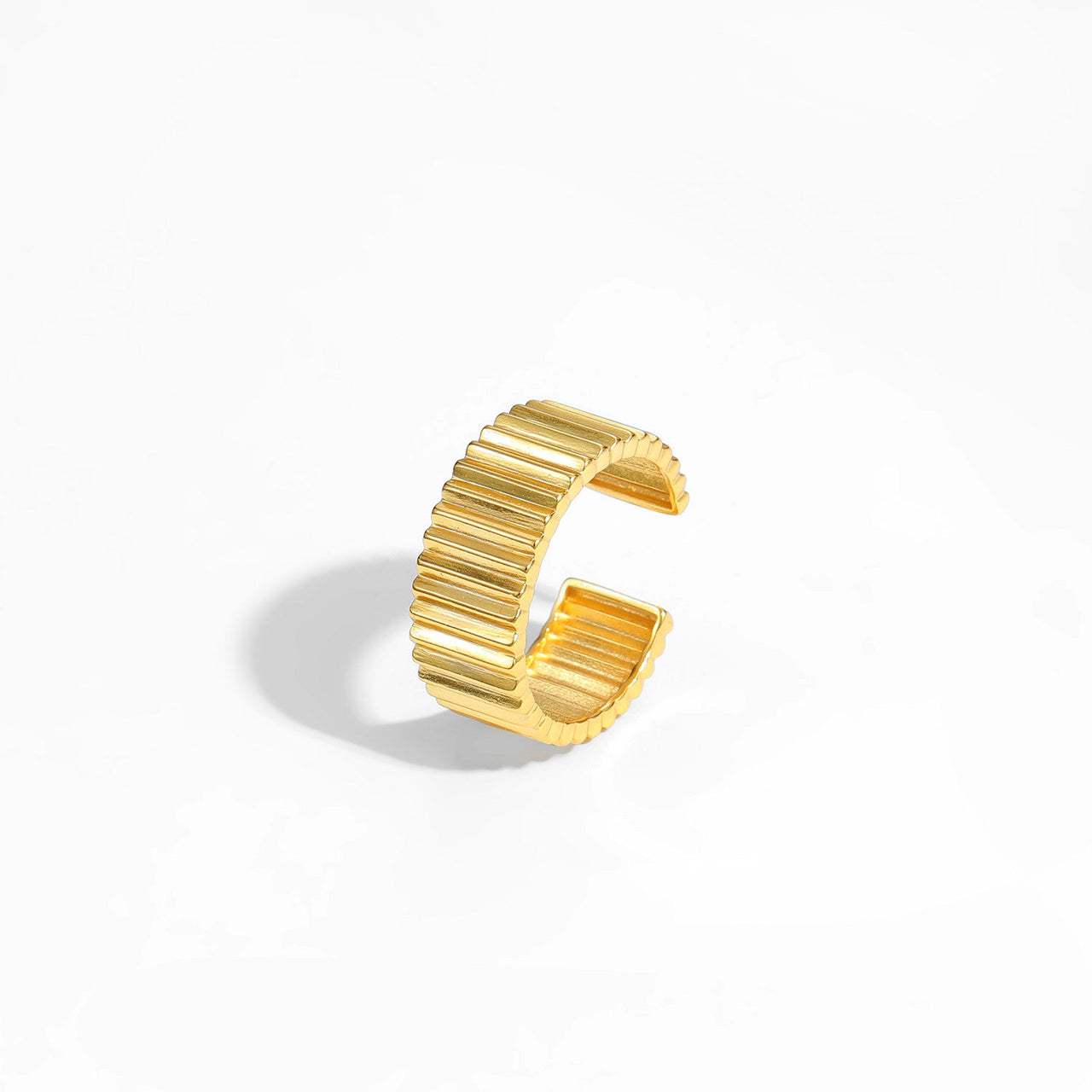 Fashion Wheel Gear 925 Sterling Silver Adjustable Ring - KIAHMILLA