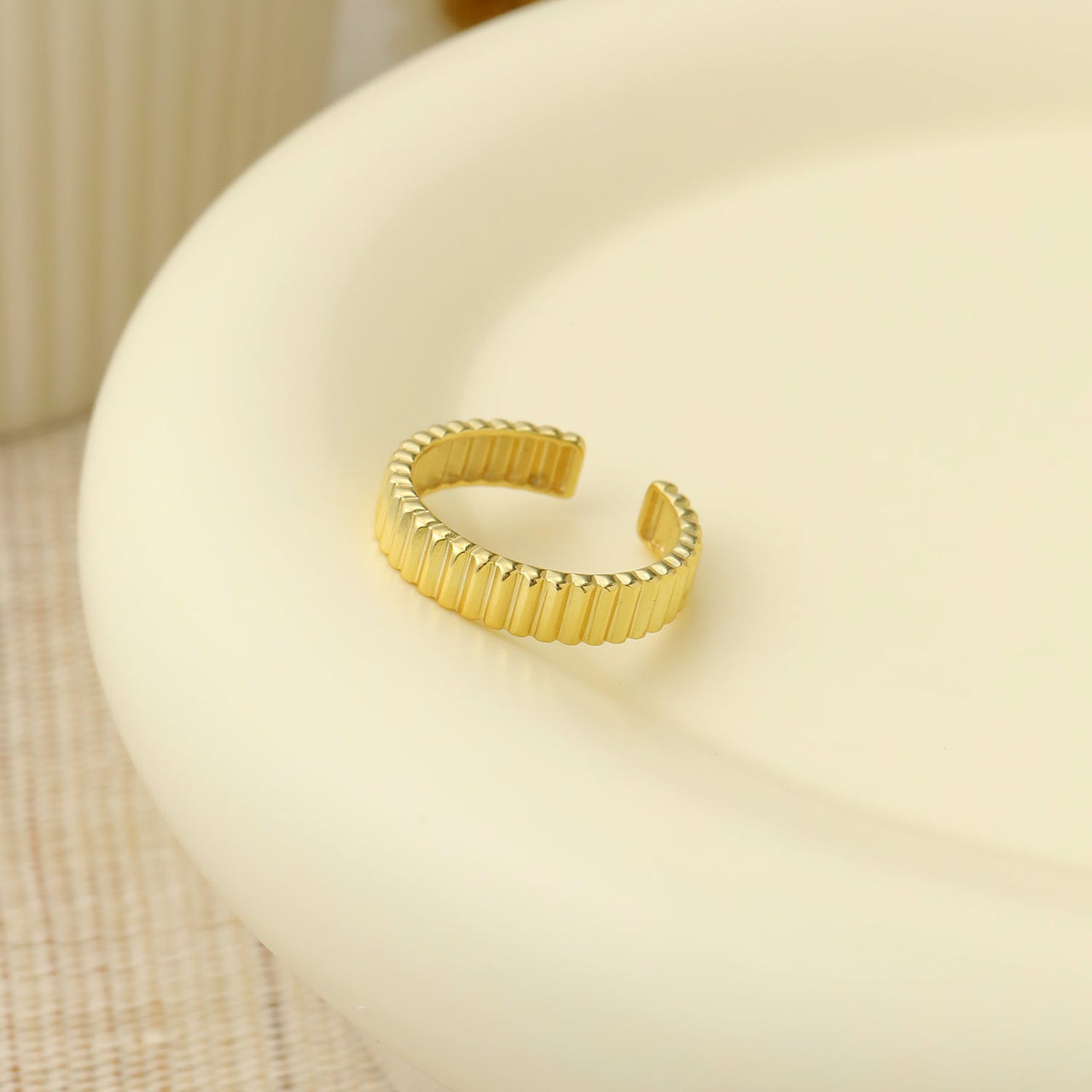 Fashion Wheel Gear 925 Sterling Silver Adjustable Ring - KIAHMILLA