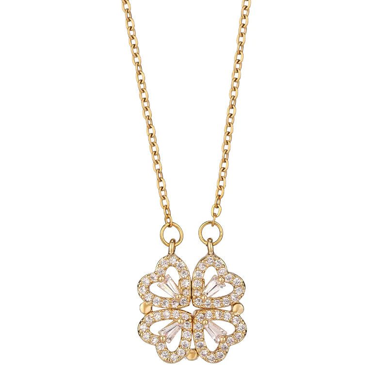 Four - Leaf Clover Titanium Steel Necklace - Coolpeacock