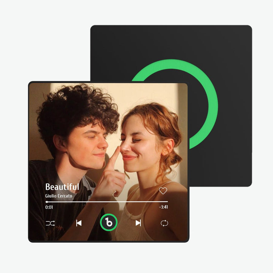 FridgeBeats Framed Custom Music Fridge Magnet New 4.0 Upgrade Colorful Frame Album Fridge Magnet Music Wall Photo Sticker - Coolpeacock