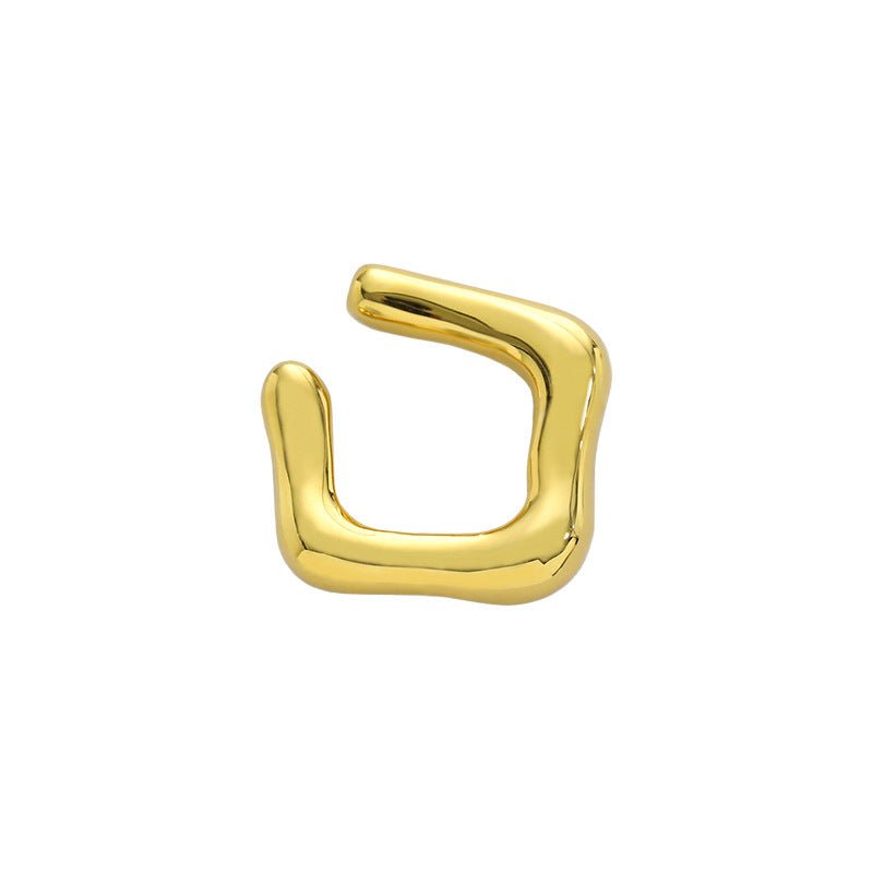 Geometric Design 925 Sterling Silver Ear Cuff - KIAHMILLA