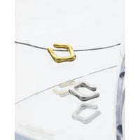 Geometric Design 925 Sterling Silver Ear Cuff - KIAHMILLA
