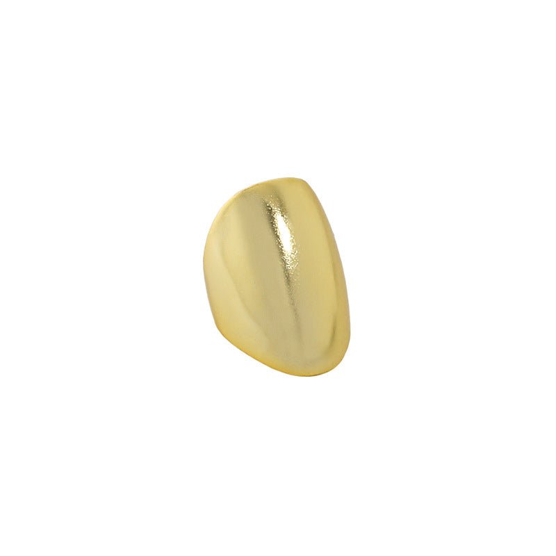 Geometry Ellipse 925 Sterling Silver Non-Pierced Earring(Single) - KIAHMILLA