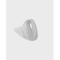 Geometry Ellipse 925 Sterling Silver Non-Pierced Earring(Single) - KIAHMILLA