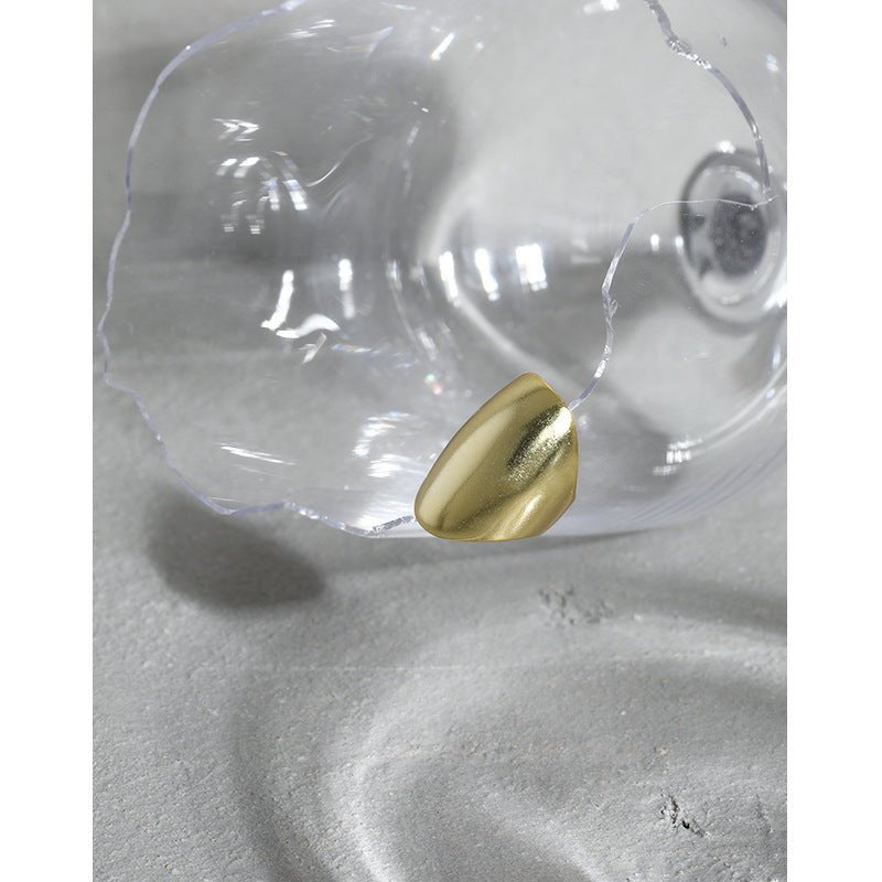 Geometry Ellipse 925 Sterling Silver Non-Pierced Earring(Single) - KIAHMILLA