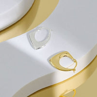 Geometry Irregular Hollow Rhombus 925 Sterling Silver Hoop Earring (Single) - KIAHMILLA