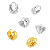 Geometry Minimalism Mini Circles 925 Sterling Silver Hoop Earring (Single) - KIAHMILLA