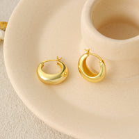 Geometry Round Circle 925 Sterling Silver Hoop Earrings - KIAHMILLA