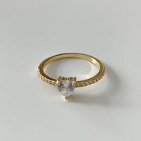 Gift CZ Heart 925 Sterling Silver Ring - KIAHMILLA