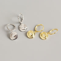 Gift Devil Eye 925 Sterling Silver Hoop Earrings - KIAHMILLA