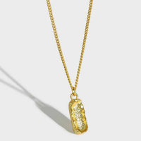 Gift Irregular Peanut 925 Sterling Silver Necklace - KIAHMILLA
