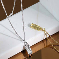Gift Irregular Peanut 925 Sterling Silver Necklace - KIAHMILLA