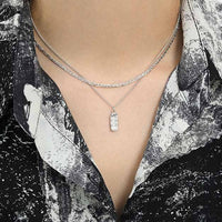 Gift Irregular Peanut 925 Sterling Silver Necklace - KIAHMILLA