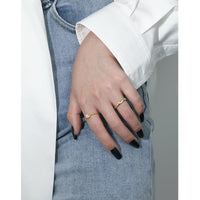 Girl CZ Stars Shining 925 Sterling Silver Ring - KIAHMILLA