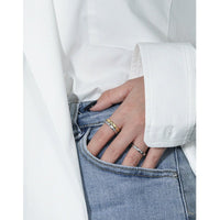 Girl CZ Stars Shining 925 Sterling Silver Ring - KIAHMILLA