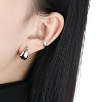 Girl Fashion Knot 925 Sterling Silver Non-Pierced Earring(Single) - KIAHMILLA