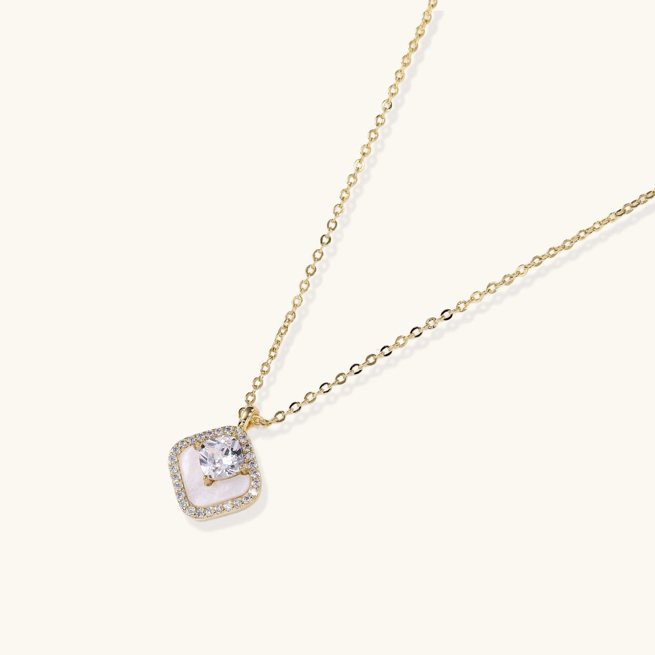 Golden Halo Pearl Pendant - KIAHMILLA