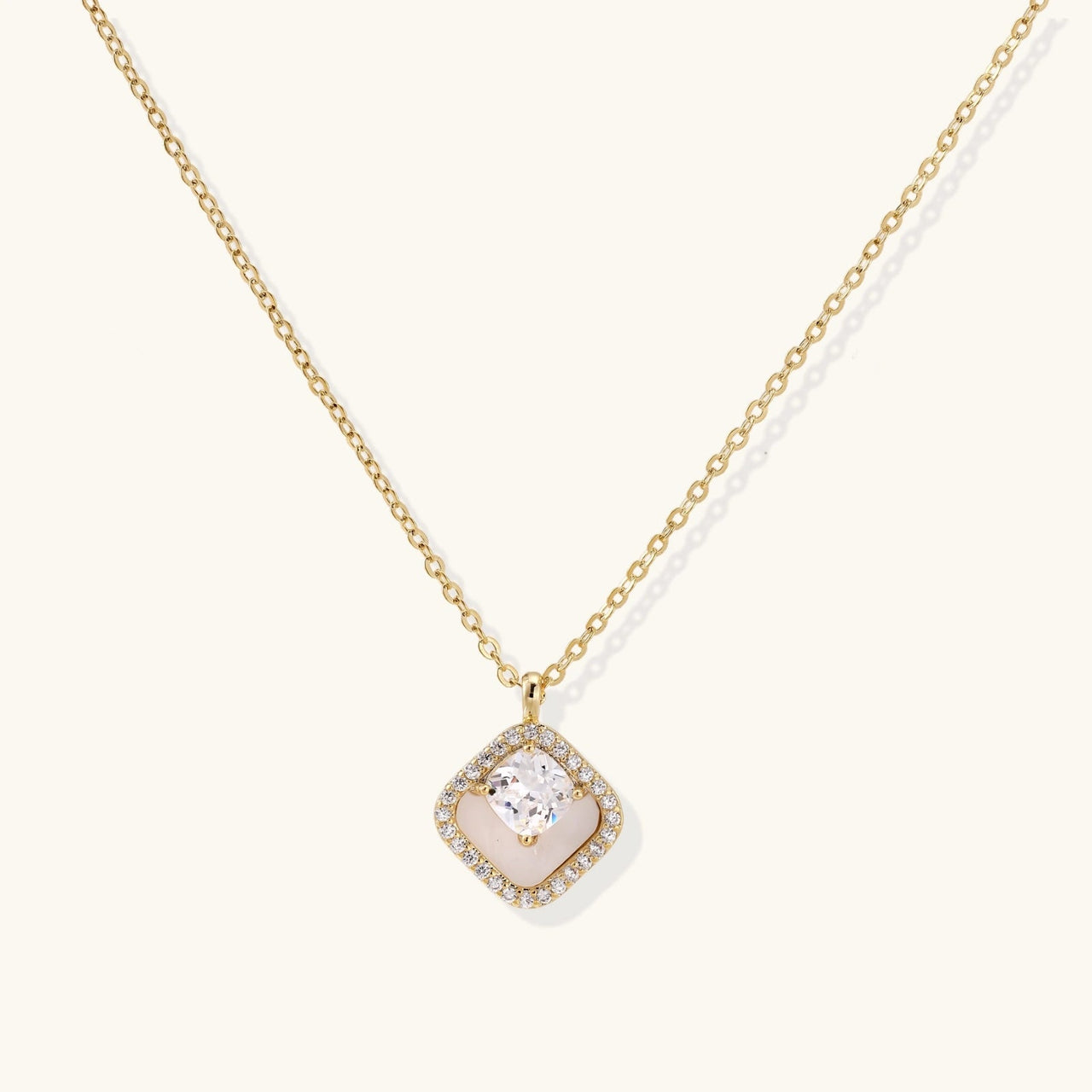 Golden Halo Pearl Pendant - KIAHMILLA