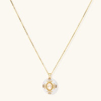 Golden Medallion Necklace - KIAHMILLA