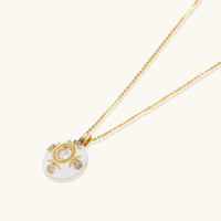 Golden Medallion Necklace - KIAHMILLA