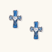 Gothic Cross Heart Earrings - KIAHMILLA