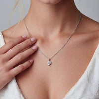 Heart of Light Moissanite Necklace by KIAHMILLA - KIAHMILLA