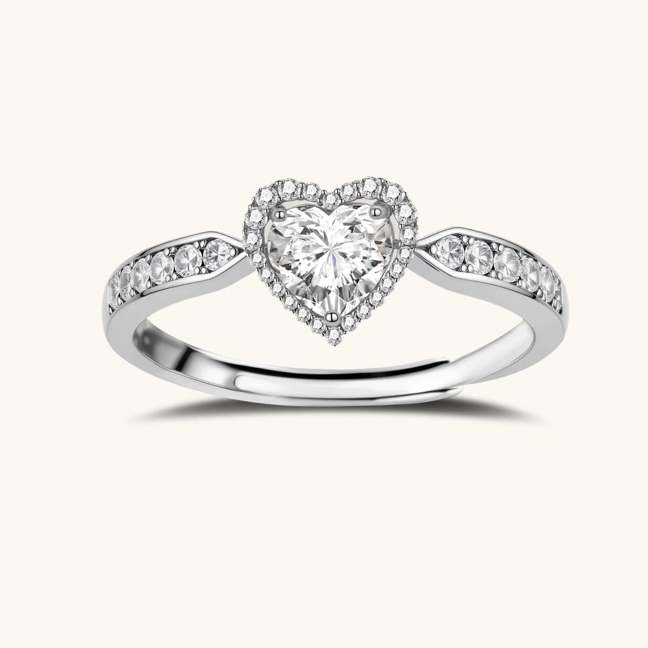 Heart Symphony Moissanite Set by KIAHMILLA - KIAHMILLA