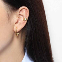Holiday Irregular River 925 Sterling Silver Non-Pierced Earring(Single) - KIAHMILLA