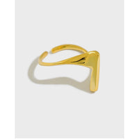 Holiday One Strip Simple 925 Sterling Silver Adjustable Ring - KIAHMILLA